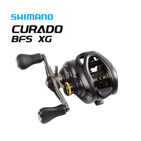 SHIMANO Original 21 CURADO BFS XG Baitcasting Fishing Reel 8.2:1 7+1BB Max Drag 3.5KG Finesse Tune B