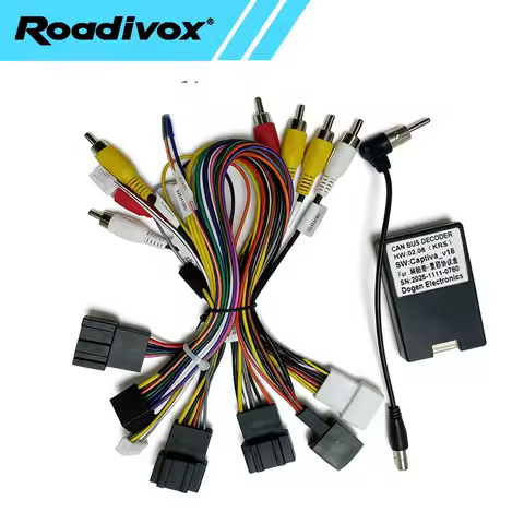 Car Radio Wire Harness Power Adapter Canbus For Chevrolet Lova Captiva Gentra Aveo Epica 16pin Andro