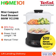 Tefal Mini Compact Food Steamer 800W VC1398
