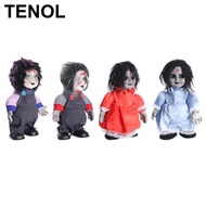 [TENOL] Halloween Ghost Doll Spooky Decoration Terror Decoration Toy with Sound Halloween Decoration