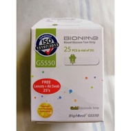 BIONIME GS 550 GLUCOSE STRIPS