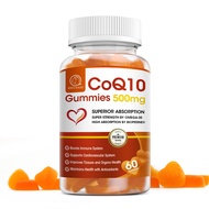 Bbeeaauu CoQ10 Gummies CoQ10 100 mg Supplement for Heart Health Support & Cellular Energy Production