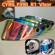 CYRIL R1 F390 Moto Full-face Helmet Retro Helmet Original Lens Night Vision Color Mirror Helmet repl