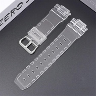 Resin Transparent Strap for Casio G-Shock GA-110/400/700 GMA-S110/120 DW-5600 6900 9052 Series Watch Band Men Black Gold Silicone Wrist Bracelet Accessories