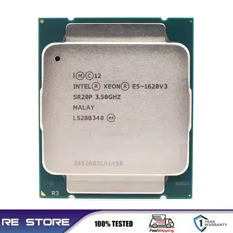Intel Xeon E5 1620 V3 3.5GHz 4-Cores LGA 2011-3 SR20P processor cpu