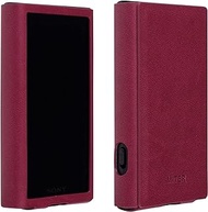 MITER CASE Compatible with Sony Walkman NW-A307 A306 A303 A300, Handmade Italy PU Case Cover for A300 Series (Wine)