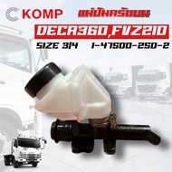KOMP แม่ปั้มครัชบน ISUZU DECA360FVZ210 เดก้า360เดก้า270 อีซูซุ รถสิบล้อ ขนาด 3/4 นิ้ว (1-47500-250-2