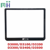 SALIN BARU Penutup Belakang Skrin LCD Belakang Paparan Panel Pelindung Kaca Panel untuk Nikon D3000 