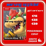 Nintendo Gift Card Reg Eur Nintendo Switch Gift Card Nintendo Eshop €50