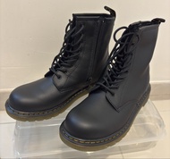 包順豐 Dr Martens 1460 Y 黑色 軟皮 拉鍊 牛皮 38碼