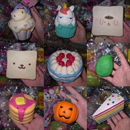 PRELOVED Squishy Original second hand squish dee lih lemon pancake halloween pumpkin silly squishies