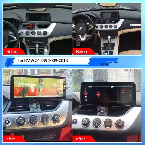 Android 12 Car Radio GPS Navigation For BMW Z4 E89 2009-2018 CIC DVD Multimedia Player With screen 2