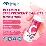 9YOUNG-BASIC Vitamin C Effervescent Tablets Peach Flavor 维生素维生素 (4g x 10 Pcs)