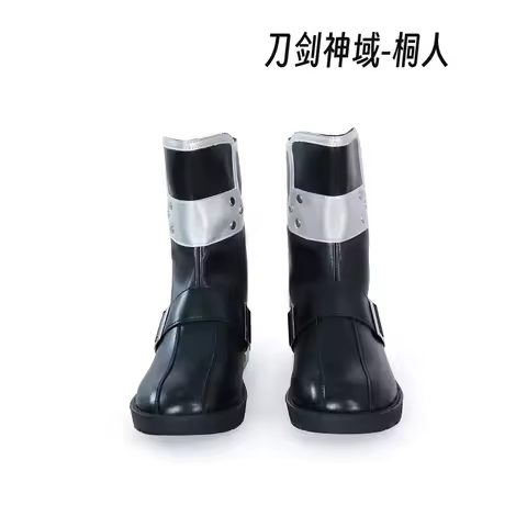 g'7,n\5;e,8\v,5/Sword Art Online Kirigaya Kazuto/Kirito Cosplay Shoes Black Boots Custom Madef;4'v.7