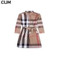 Burberry Cotton Womens Checkered Shirt Dress