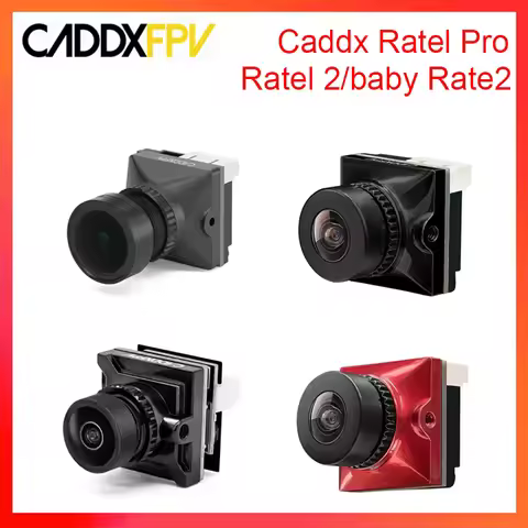 Caddx Ratel 2 / Ratel PRO 1/1.8'Starlight 1200TVL NTSC PAL 16:9 4:3 Switchable Super WDR FPV Micro C