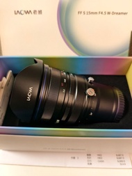放三支Laowa 老蛙鏡FF II ARGUS 35MM F0.95, FF S 15mm F4.5 Dreamer,  D-Dreamer 12mm f2.8有一支冇用過,同新嘅冇分別 (Nikon