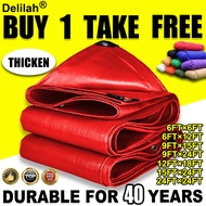 【BUY 1 TAKE Free rope】DELILAH trapal makapal heavy duty waterproof on both sides thicken tear-resist