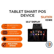 Sunmi V3 MIX All in One Tablet POS Terminal 10.1" inch Android (4+64GB) Feedme MesinKira