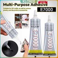 Ki E7000 Fabric Glue Multi-Purpose Adhesive Glue 50ml/110ml Transparent Soft Glue Highly Sticky Supe