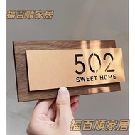 [House Number Plate Customized Invoice] Customized Address House Number Household House Number Plate