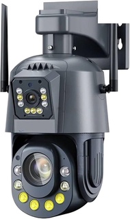 50X Optical Zoom 6MP IP Camera Outdoor Dual Lens Two-Way Audio Wireles CCTV Security Surveillance Ca
