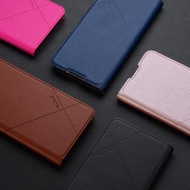 Redmi 7A Card Slot leather flip wallet case casing cover + Glass