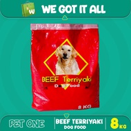 Pet One Beef Terriyaki Dry Dog Food 8kg
