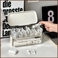 SQ2 Multi-layer Organizer Box Data Cable Management Box USB Storage Box Small Desk Accessories QS2