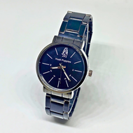 JAM TANGAN COUPLE PASANGAN PRIA WANITA RANTAI STAINLESS DISPLAY QUARTZ IMPORT