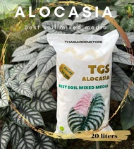 ดินพร้อมปลูกสำหรับอะโลคาเซีย Alocasia Best soil Mixed  ขนาด 20ลิตร