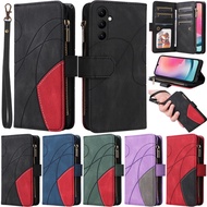 Zipper Casing For Samsung Galaxy S25 Ultra S23 FE A55 A35 A15 A25 A05S S24 Plus S25 Plus S22 Plus S2
