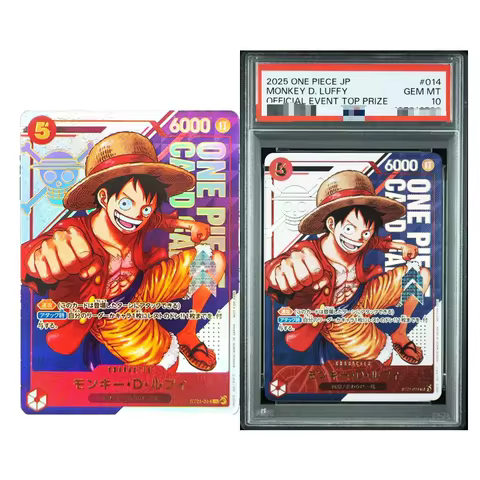 Proxy 2025 One Piece Japanese Promos Card Game Luffy St21-014 Sr Flagship Battle Official Event Top 