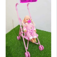 Baby Doll + Children's Toys Baby Doll Toys Can Cry and Can stroller