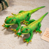 Simulation Gecko Plush Toy Doll Funny Green Gecko Doll Ragdoll Birthday Gift Decoration Photo