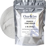 ClearLee Cosmetic Grade Pumice - 100% Pure Natural Grain/Powder - Great for Skin Exfoliation in DIY 