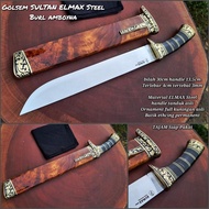 GOLOK SEMBELIH BAJA ELMAX POWDER STEEL MEWAH 30CM