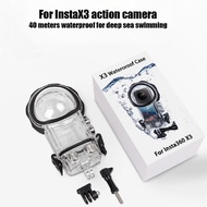 Dive Case For Insta360 X3 Invisible Waterproof Case,360° Panorama Action Camera Accessory,Dive Case 