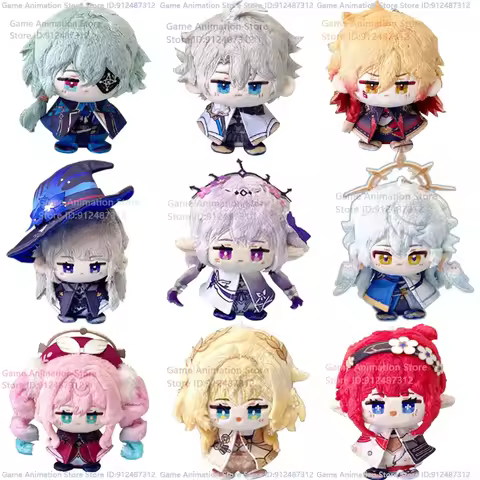 10cm Honkai: Star Rail Plush Phainon Mydei Anaxa Hyacine Cute Plush Castorice Dolls Stuffed Toys Bag