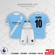 NEWEST M4NCH3ST3R C1TY H0M3 JERSEY 2025-2026 CUSTOM NAME FOR CHILDREN & ADULTS FULL PRINTING PREMIUM