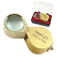 SHOPEE THAI AMULET 泰佛轩 30倍 佛牌 放大镜TRIPLET GLASS 30X 21MM GLASS LENS HIGH QUALITY MAGNIFIER