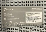 二手 TP-LINK Archer C60 AC1350 無線雙頻路由器(外接電源有反應狀況如圖當銷帳零件品