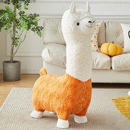 Trendy Alpaca Chair Living Room Decoration Animal Stool Shoe Changing Stool Children's Small Chair C