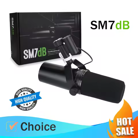 SM7dB SM7dB 7DB Professional Podcast Microphone Built-in+28dB Preamplifier With Optional Frequency R