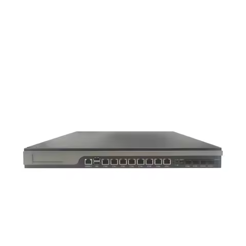 Core I5 I7 7th Gen I7 1U Rackmount 10gb Firewall 8 Lan with 4X10G SFP Firewall Appliance 8Lans Pfsen