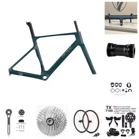 TWITTER R18 New Ultra Light T1000 All Carbon Fiber Road Vehicle Frame with Disc Brake Shaft Design a