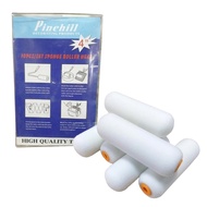MB - Bulu Kuas Roll Kapal Pinehile Busa 4" Inci / Refill Kuas Cat Kecil Untuk Cat Minyak