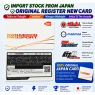Original Japan BanaPassport Aime e-Amusement IC Card | Taiko no Tatsujin maimai Wangan Midnight Init