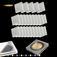 EUCALYTUSSG 20pcs/pack Coin Capsule Holder, Adjustable Storage Box Medal Collection ,  Coin Capsule