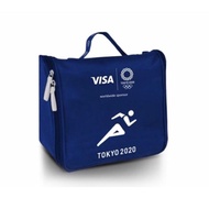 全新 TOKYO 2020年東京奧運主題 旅行盥洗包 洗漱包 藍色 防潑水 旅行收納包 旅行用品 visa 大容量